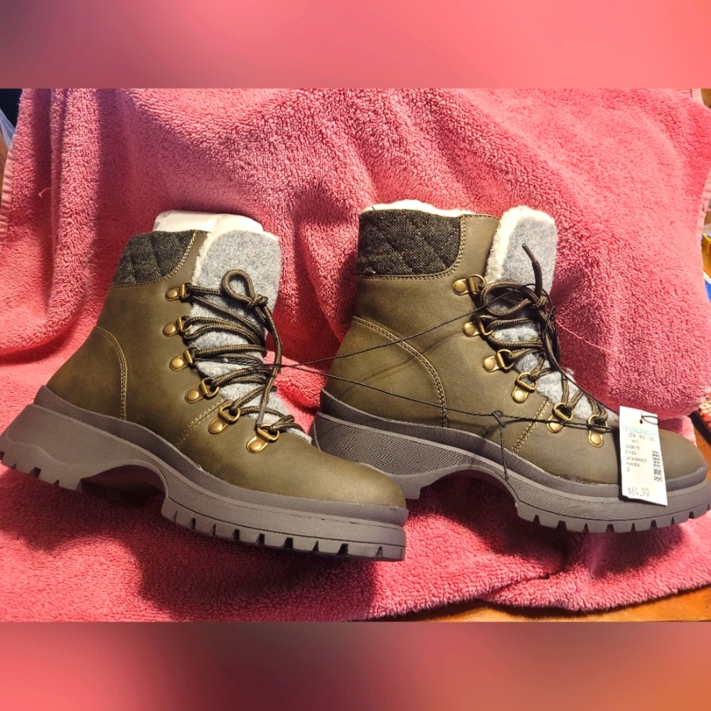 Maurices Olive Outdoor Boots Various Sizes - NWT